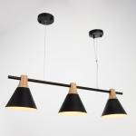 Люстра 1066/3BK E27 60 Вт черный 90?20?90 см BayerLux