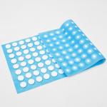 Аппликатор «Кузнецова», 144 колючки, спанбонд, 26?56 см, голубой.