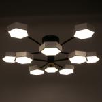 Люстра 1318/10WT LED 240 Вт 3000-6000К белый 87?90?25 см BayerLux