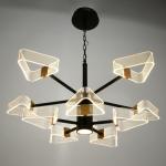 Люстра 1702/10 LED 204 Вт 3000-6000К черный 95?95?80 см BayerLux