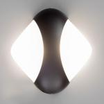 Бра BayerLux «Баррел», 2хLED, 10 Вт, 4000К, IP66, чёрный, 18?5.2?17 см