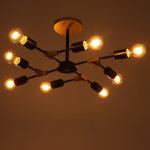 Люстра 2427// E27 40 Вт черно-бронзовый 61?61?25.5 см BayerLux