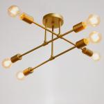 Люстра 2544/6GD E27 40 Вт золото