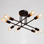 Люстра 2549/1 E27 40 Вт черный 70?70?20 см BayerLux