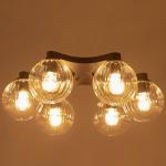 Люстра 2795/6 E27 40 Вт черный 60?60?20 см BayerLux