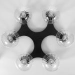 Люстра 2795/6 E27 40 Вт черный 60?60?20 см BayerLux