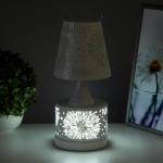 Аромалампа RISALUX «Салют», с подсветкой, Е27, 40 Вт, RGB, 13?13?30 см, белая