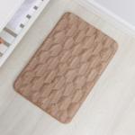 Коврик для ванной и туалета SAVANNA «Стоун», 40?60 см, бежевый