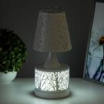 Аромалампа с подсветкой «Деревья» Е27 40 Вт+RGB белый 13?13?30 см