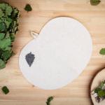 Коврик - сидушка для бани и сауны «Классический», 46?26 см, 70% полиэфир, 30% шерсть, с вышивкой, белый