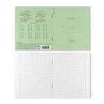 Тетрадь 12 л. школьная ученическая ErichKrause Классика зеленая, 12 листов, клетка (в плёнке по 10 шт.)