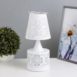 Аромалампа с подсветкой «Узор» Е27 40 Вт+RGB белый 13?13?30 см