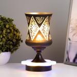 Аромалампа с подсветкой «Фигуры» GU10 35 Вт+RGB черный 11?11?23 см