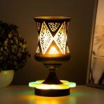 Аромалампа с подсветкой «Фигуры» GU10 35 Вт+RGB черный 11?11?23 см