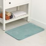 Коврик для дома Доляна «Софт», 50?80 см, бирюзовый