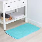 Коврик Доляна «Пушистик», 50?80 см, лазурный