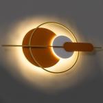 Бра «Алле» LED 16 Вт 3000К оранжевый белый 100?5?50 см