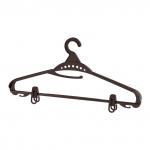 Вешалка-плечики с Прищепкой размер 52-54р, микс (уп.25) (М589)