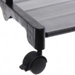 Вешалка гардеробная напольная на колесах ПЕРФЕКТХАУС, цвет черный, нагрузка до 15 кг, 98*35*135см