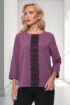 Блуза классического стиля бл0170132 т.сирень