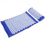 Акупунктурный набор (коврик игольчатый 64х40х2 см и валик 37х15х10 см в сумочке), синий
