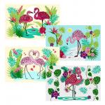 Доска разделочная 18х28см стеклянная Фламинго (уп.12) (48.71)