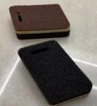 Губка для посуды трехслойная 12*8*3,5 см. набор 2 шт