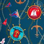 Пляжное полотенце Яхт-клуб