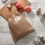 Мешочек текстильный «Этель» ECO, 27?34 см, 70% хлопок, 30% лён, 190 г/м?, бежевый