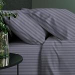 КПБ 2.0 - люкс перкаль "Fine Line" с простынью на резинке (50х70) рис. 6793-55 Мелодия сна (лилак)