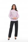 Блуза романтического стиля бл09107 светло-розовый