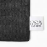 Мешочек текстильный «Этель» Home collection, 27?34 см, 45% лён, 55% хлопок, чёрный