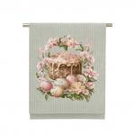 Полотенце вафельное 45х60 "Все ДOMA/Vse DOMA" рис 60361-1 Светлое Воскресенье