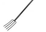 Вилы садовые с металлическим черенком и пластиковой V-ручкой 119 см 7904