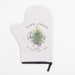 Варежка - прихватка «Этель» Christmas trees, 20?28 см, саржа, 100% хлопок, ватин 250 г/м?