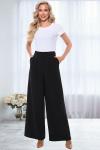 Брюки широкого кроя бр16001 черный