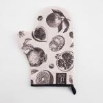 Варежка - прихватка «Этель» Healthy life, 20?28 см, саржа, 100% хлопок, ватин 250 г/м?