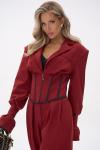 Пиджак – корсет Джуди (бордовый)