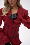 Пиджак – корсет Джуди (бордовый)