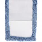 Сменная насадка для швабры Селфи микрофибра 40см (65 гр) синяя