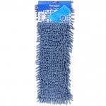 Сменная насадка для швабры Селфи микрофибра 40см (100 гр) букли синяя