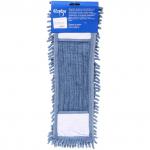 Сменная насадка для швабры Селфи микрофибра 40см (100 гр) букли синяя