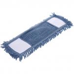 Сменная насадка для швабры Селфи микрофибра 40см (100 гр) букли синяя