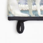 Варежка - прихватка новогодняя «Этель. Мгновения зимы», 15?28 см, саржа, 100% хлопок, ватин 250 г/м?