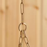 Аромачаша - испаритель для бани и сауны, 400 мл, d=12 см, латунь, подвесная, с дозатором