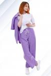 Брюки на резинке бр01309 сиреневый
