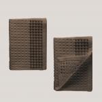 Полотенце вафельное 50х100 ТМ Fine Line, коллекция Амелия/Amelia, серо-коричневый