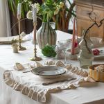 Скатерть 'Чистый хлопок' 120х145, 100% хлопок, 'Без красителей ВБ'