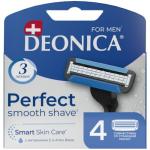 DEONICA 3 FOR MEN Сменные кассеты, 4 шт.