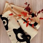 Полотенце 50*60 см вафельное (Котята)